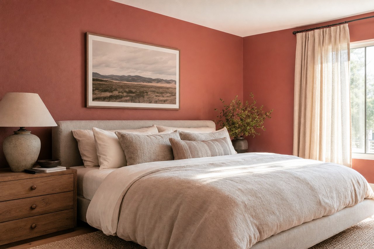 Brickyard by Benjamin Moore on interiors