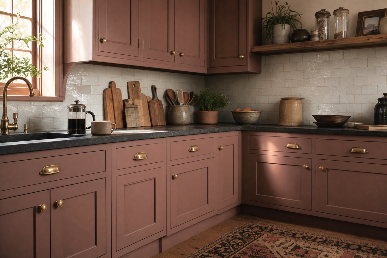 Walnut by Benjamin Moore on cabinets