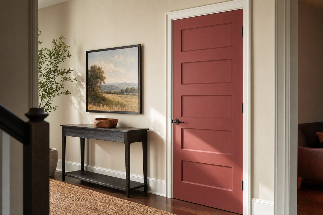 St. by Benjamin Moore on interior-doors