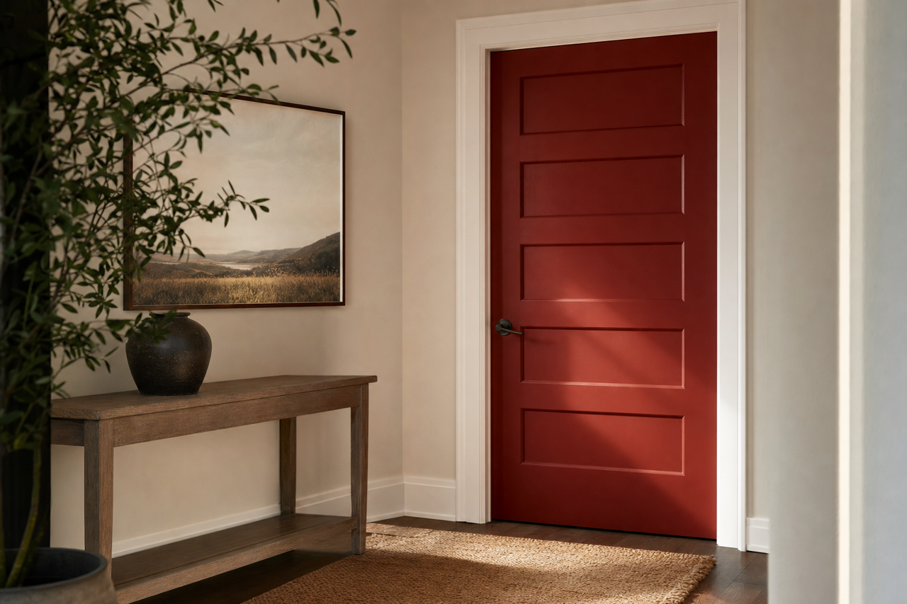Carriage by Benjamin Moore on interior-doors