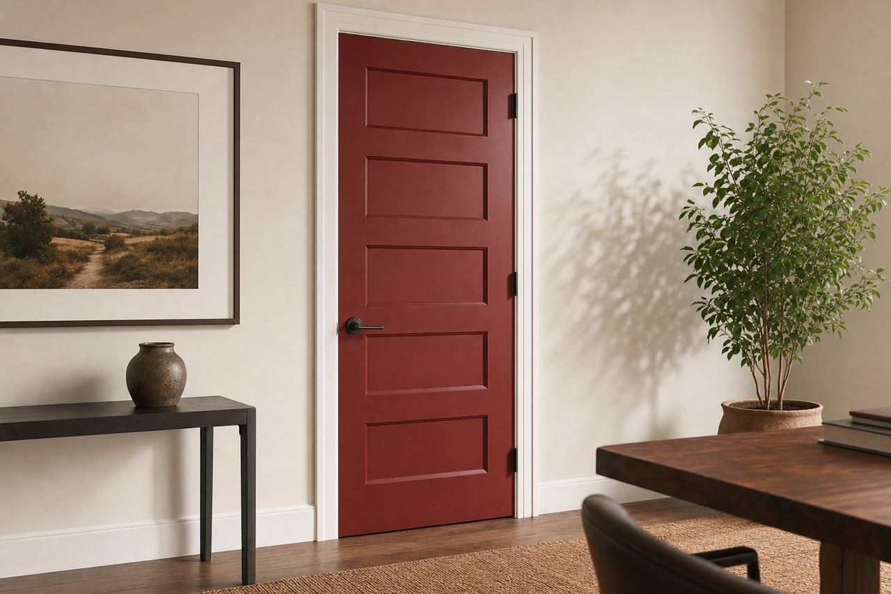 Palace by Benjamin Moore on interior-doors