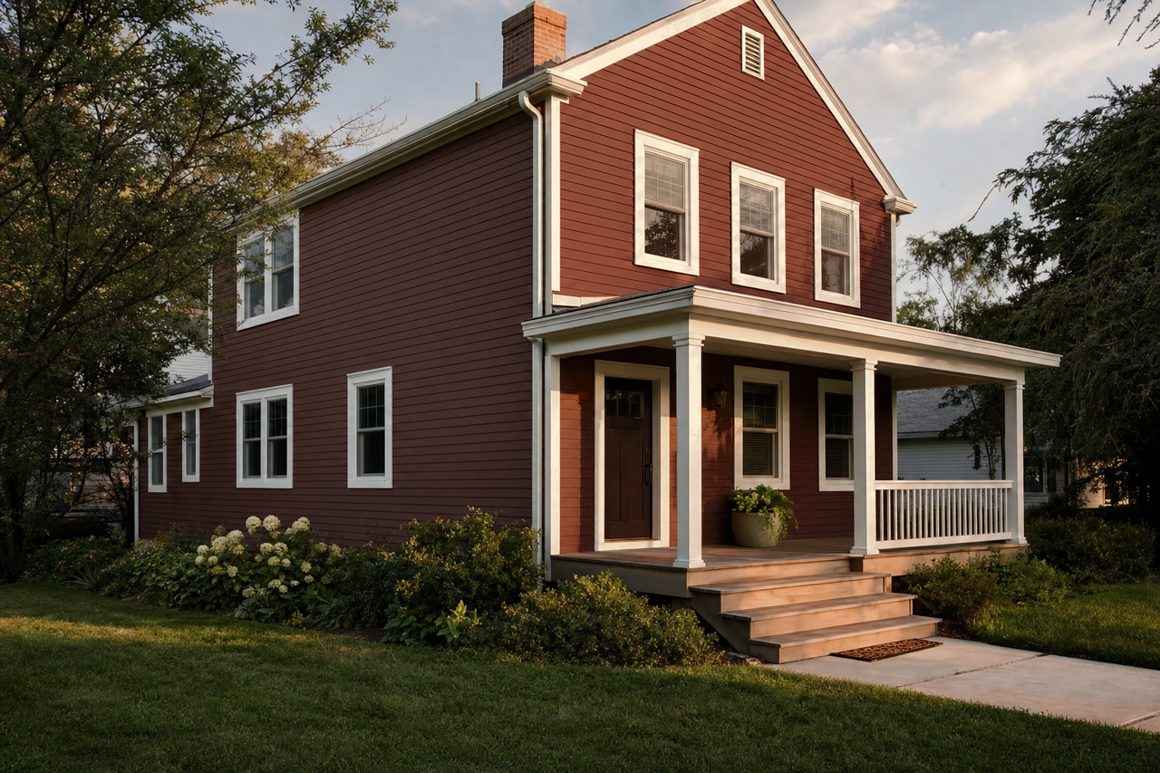Reid by Benjamin Moore on exterior
