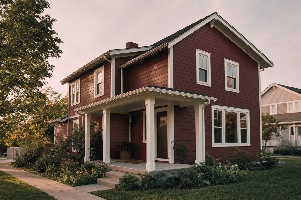Nicolson by Benjamin Moore on exterior