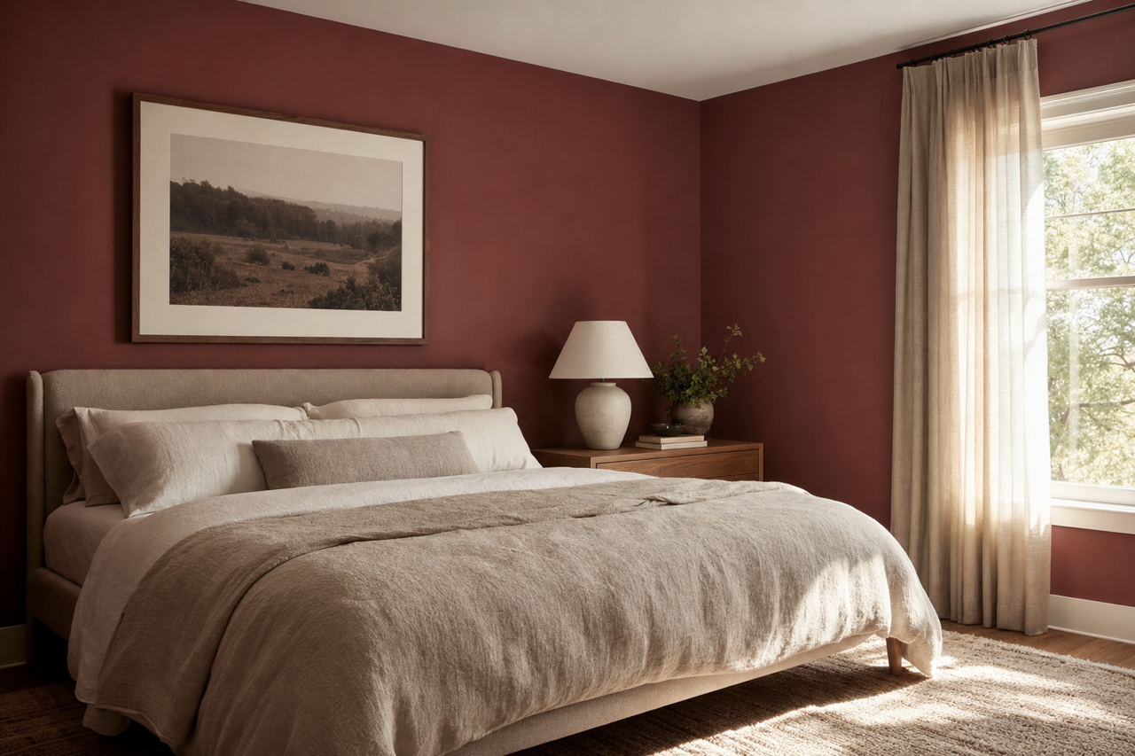 Nicolson by Benjamin Moore on interiors