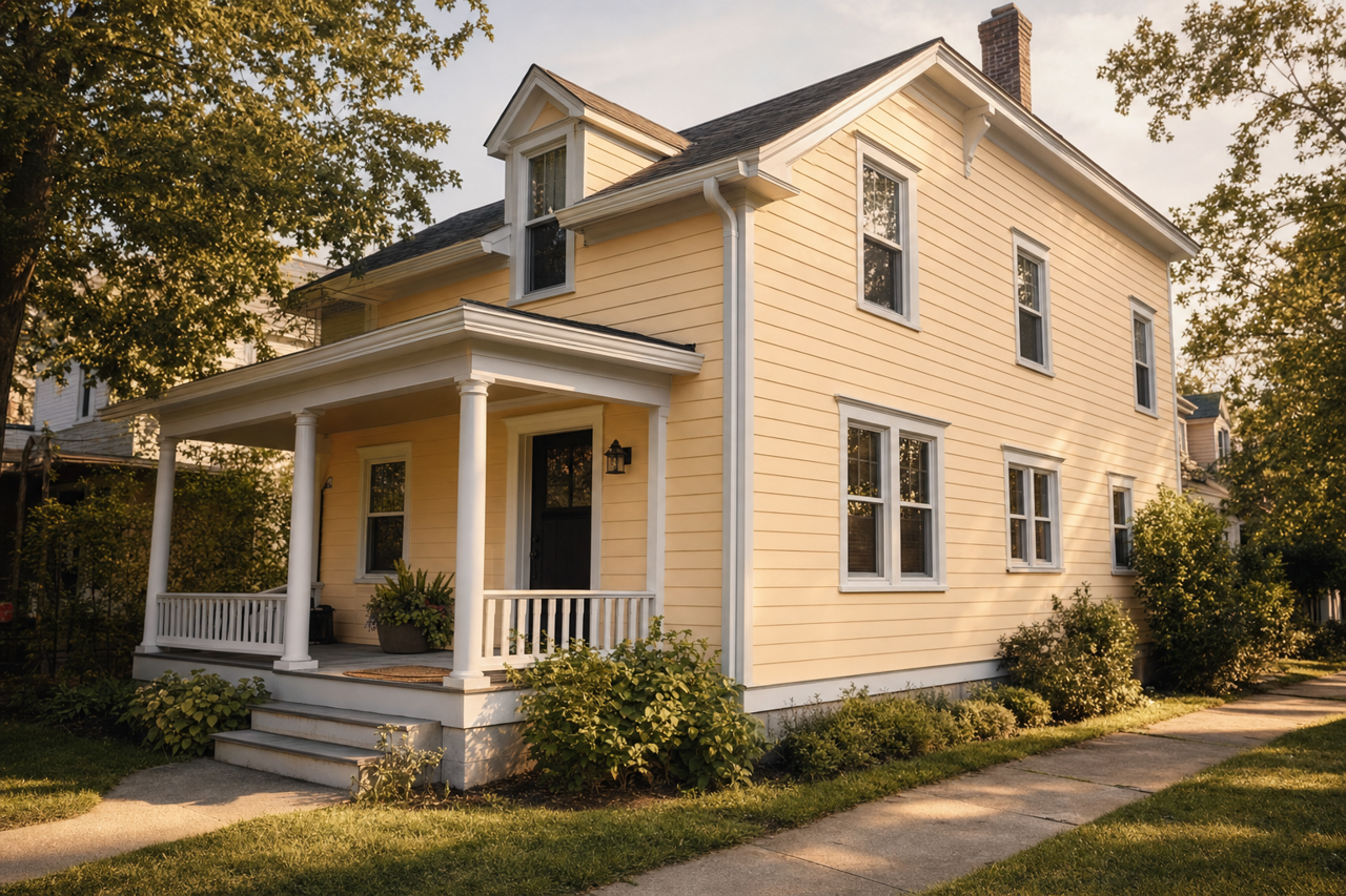 Ludwell by Benjamin Moore on exterior