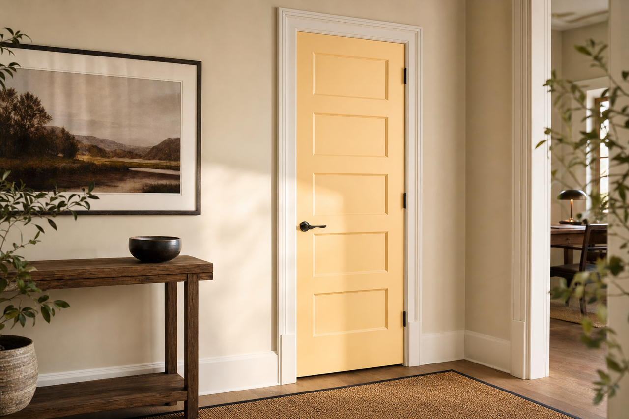 Ludwell by Benjamin Moore on interior-doors