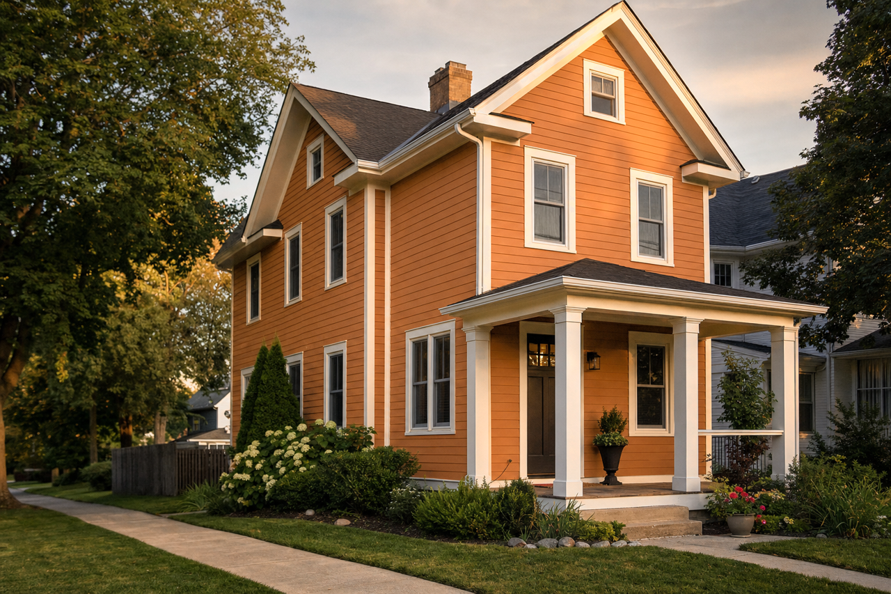 English by Benjamin Moore on exterior