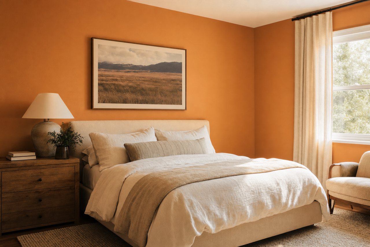 English by Benjamin Moore on interiors