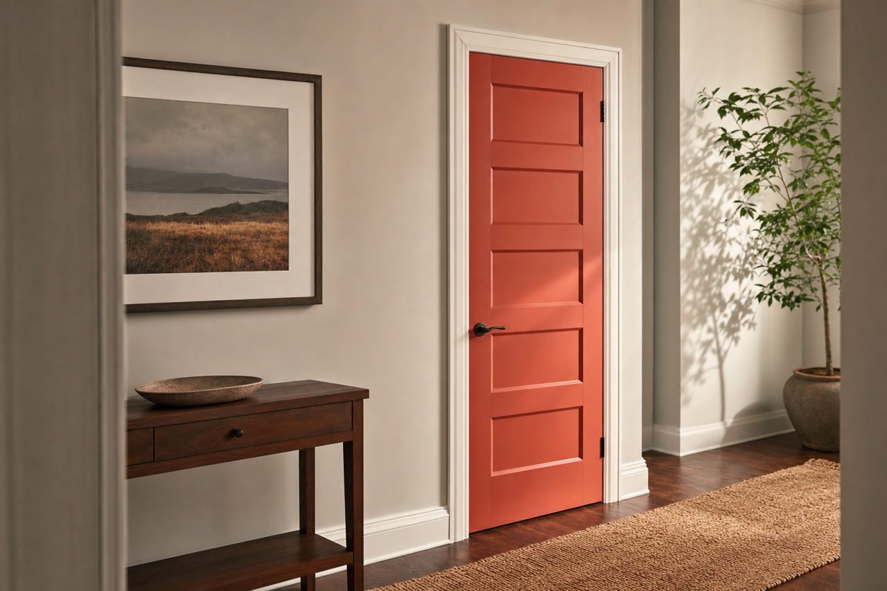 China by Benjamin Moore on interior-doors