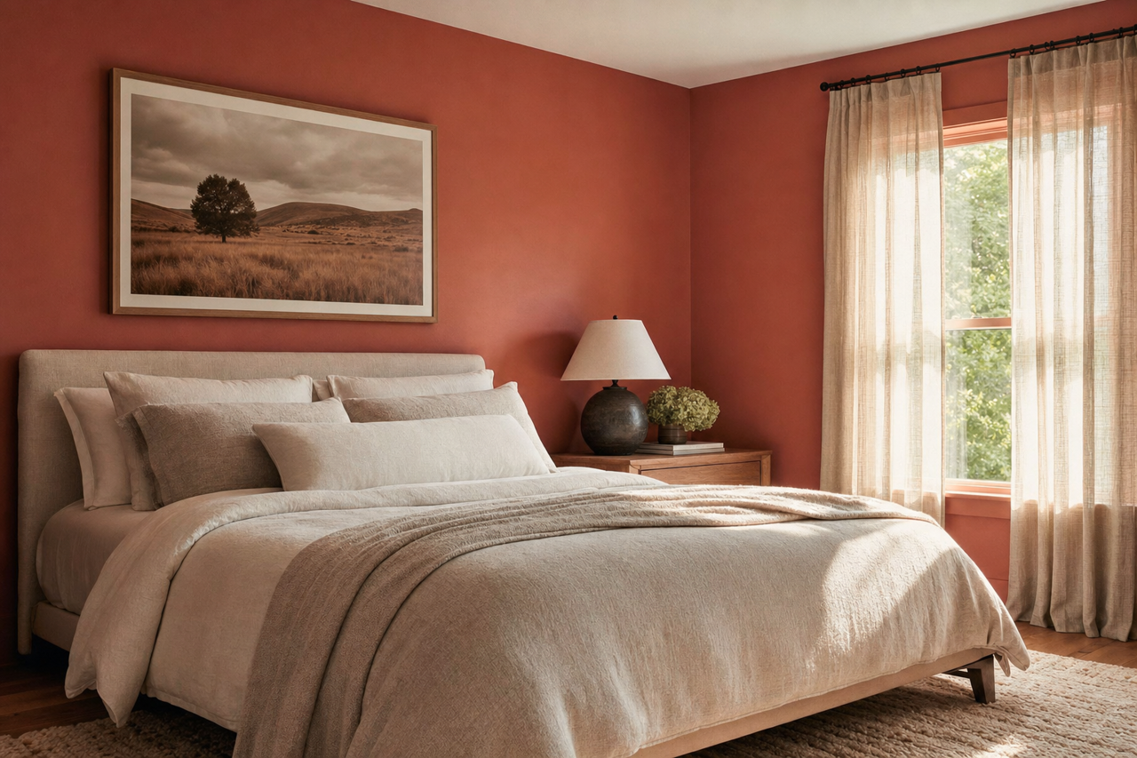 Brickyard by Benjamin Moore on interiors