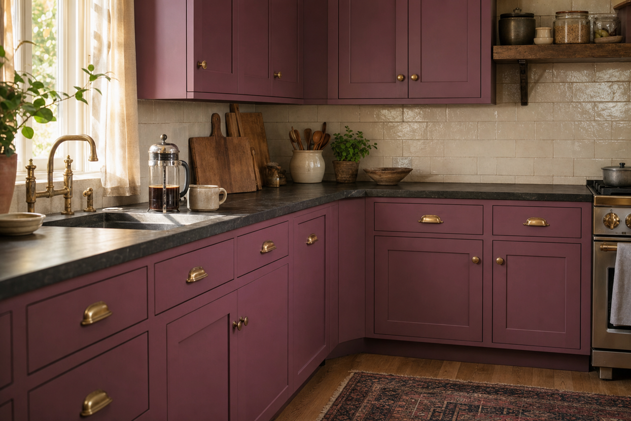 Carter by Benjamin Moore on cabinets