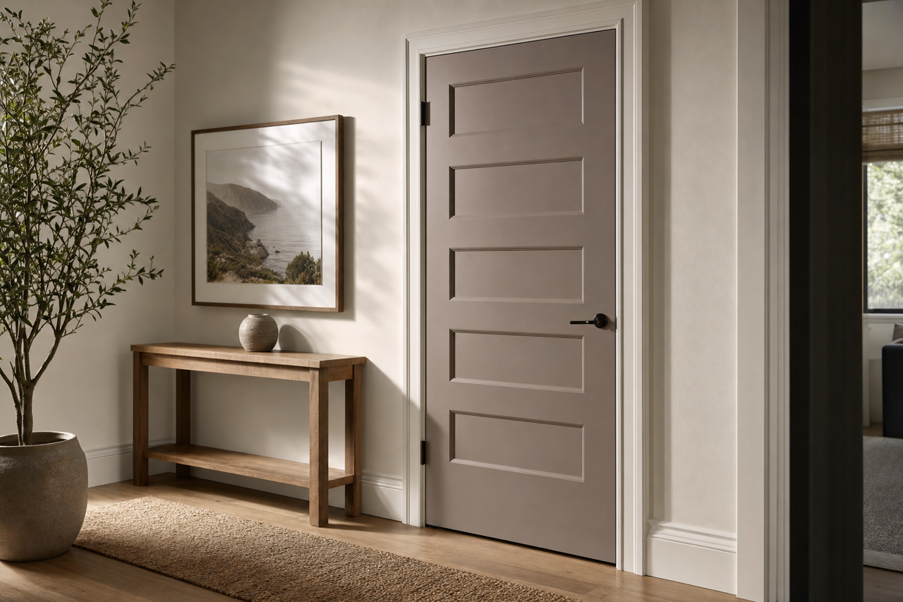 Powell by Benjamin Moore on interior-doors