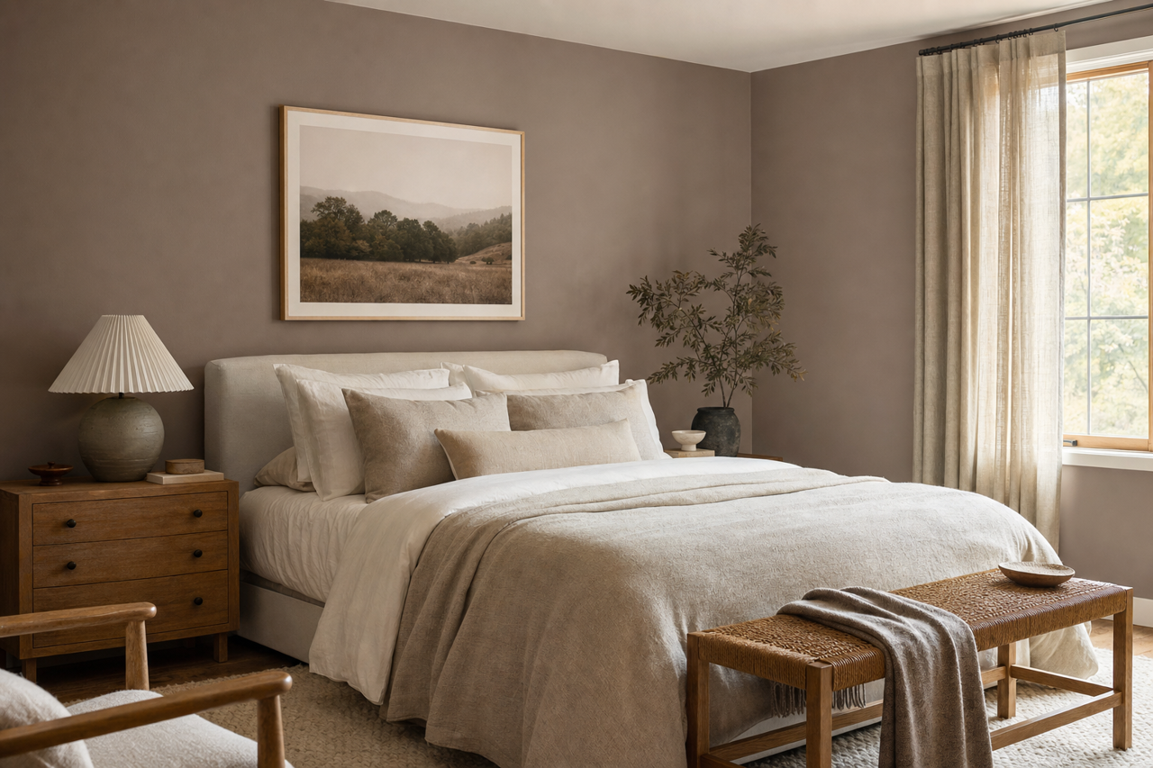 Powell by Benjamin Moore on interiors