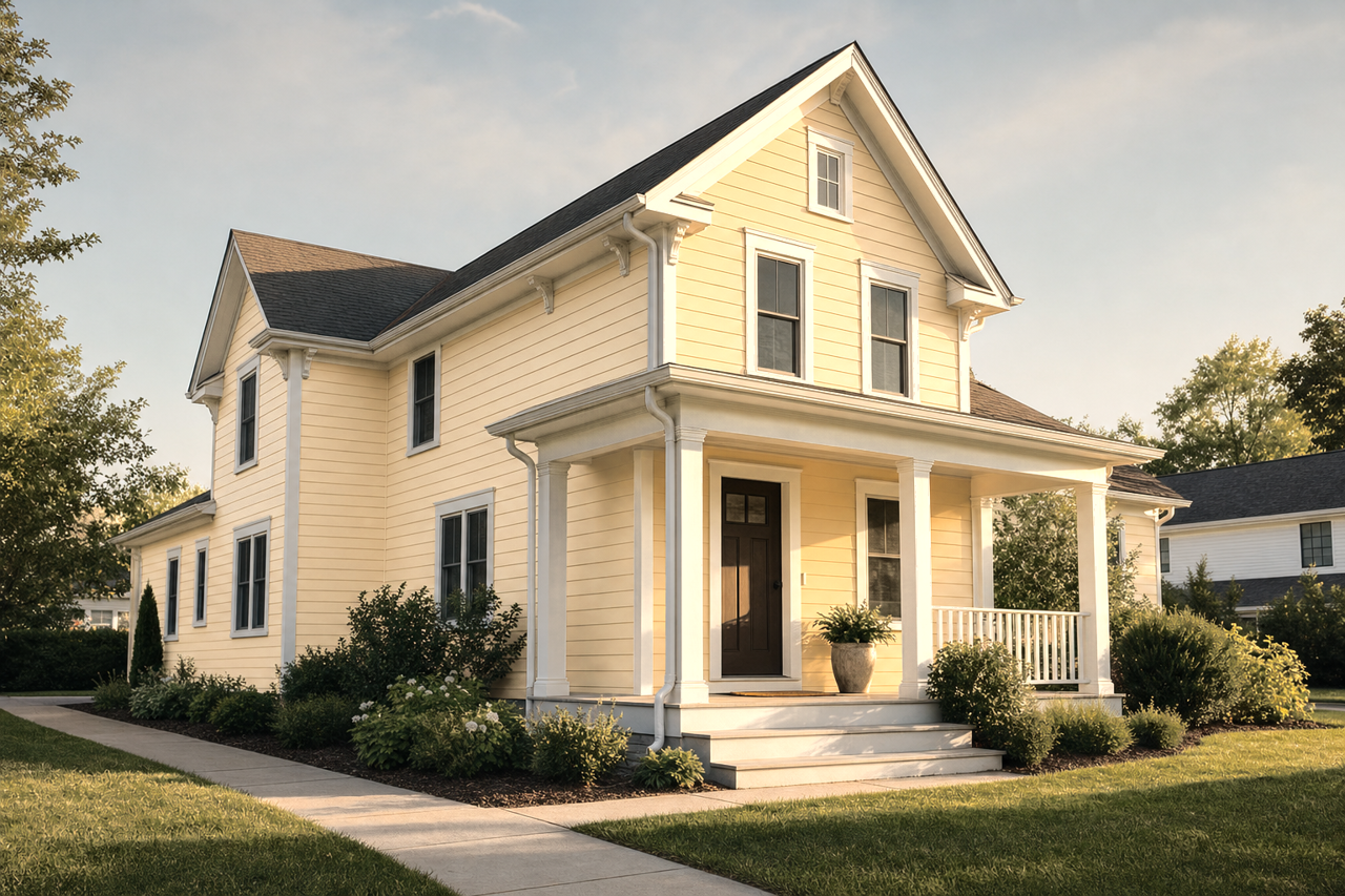 Byrd by Benjamin Moore on exterior