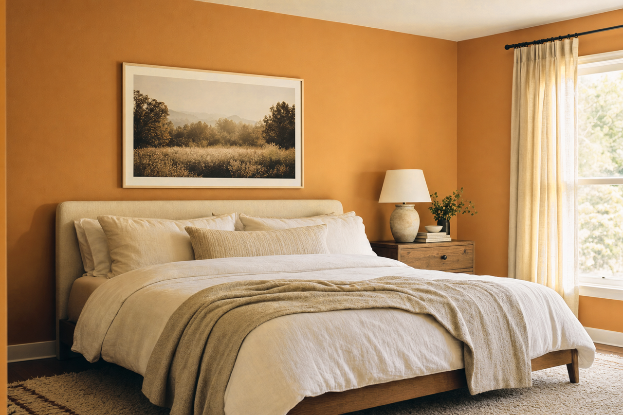 Massicot by Benjamin Moore on interiors