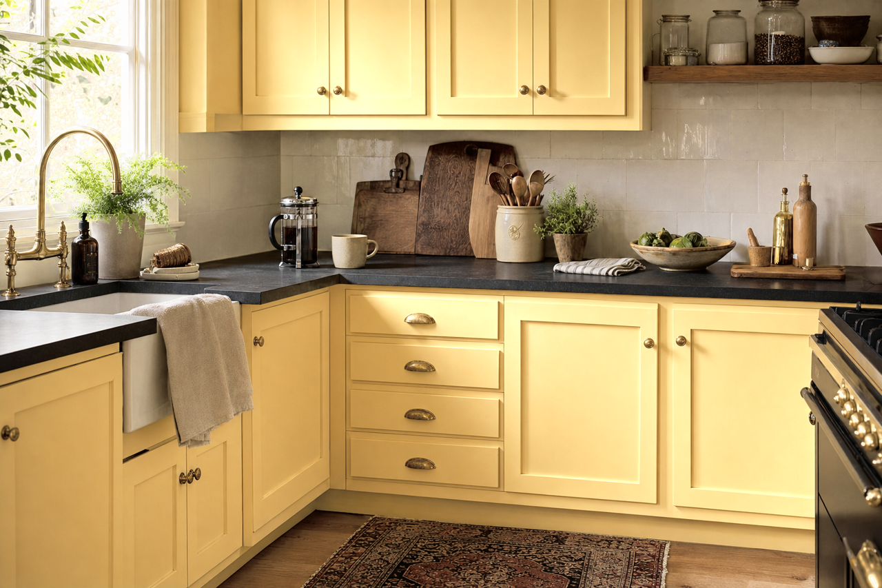 Governor's by Benjamin Moore on cabinets