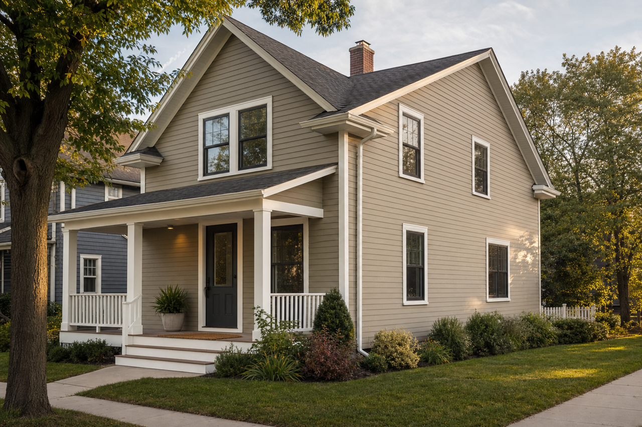 Tavern by Benjamin Moore on exterior