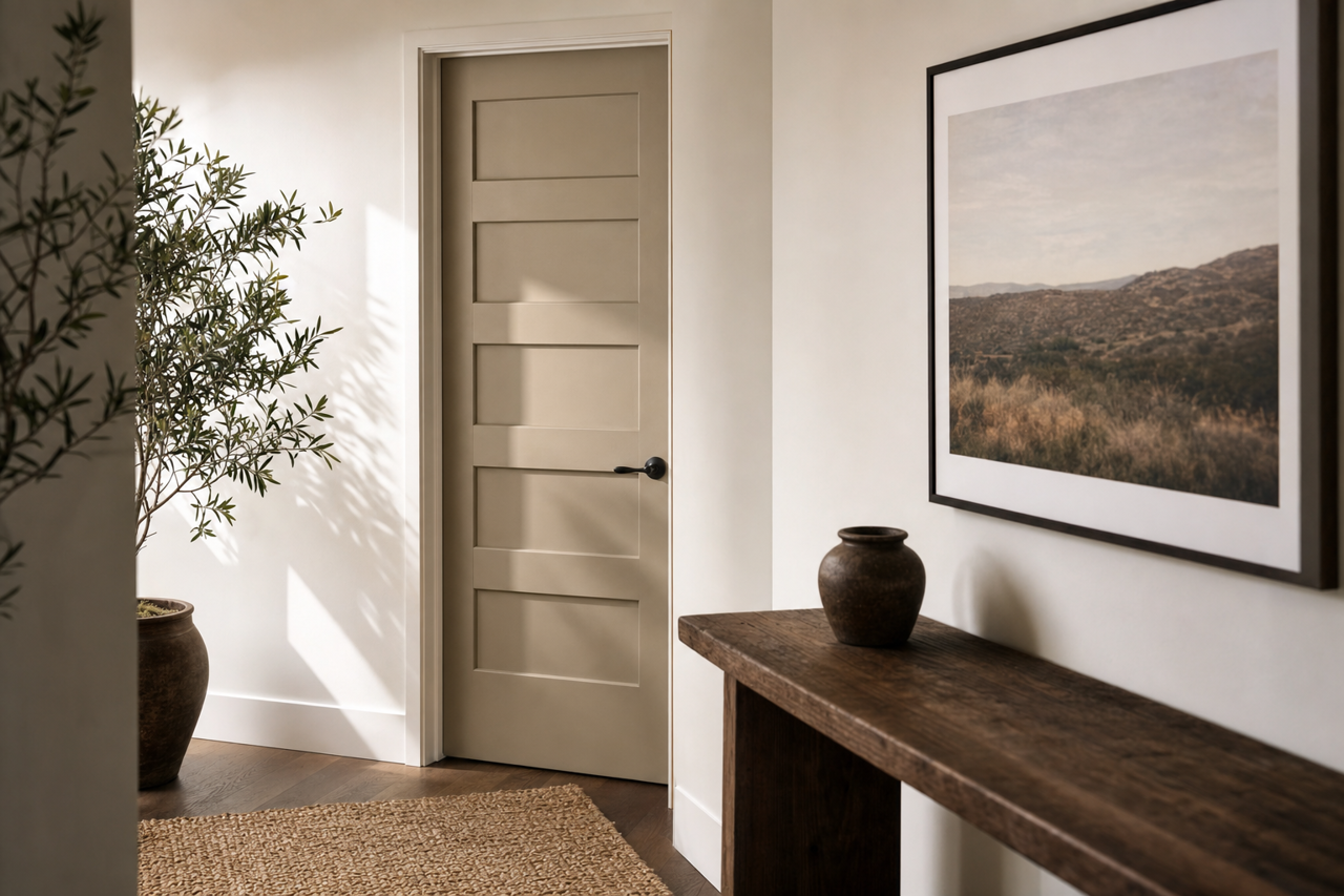 Tavern by Benjamin Moore on interior-doors