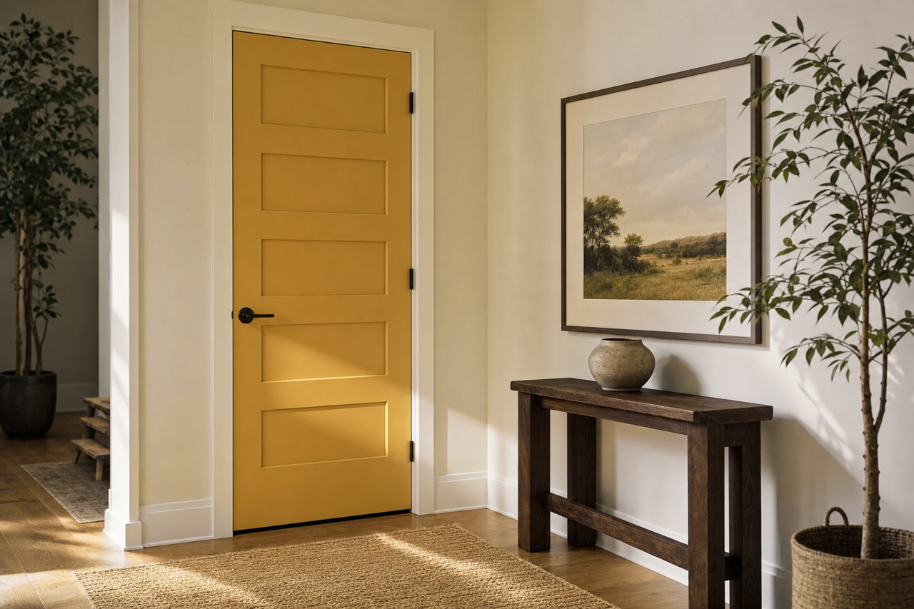 Palace by Benjamin Moore on interior-doors