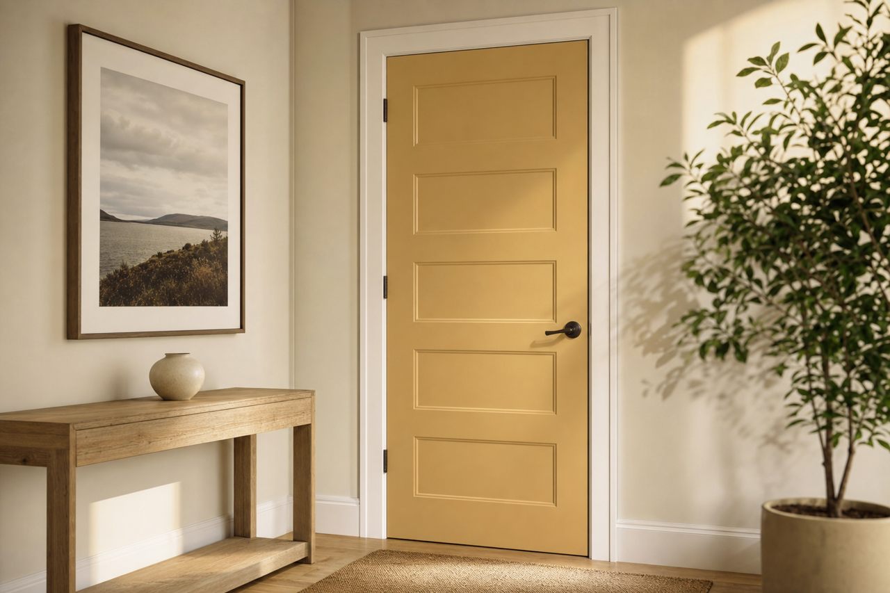 Scrivener by Benjamin Moore on interior-doors