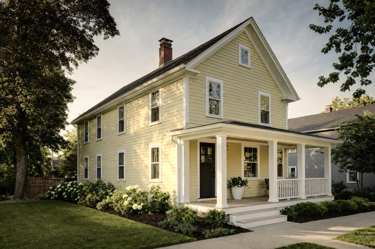 Burwell by Benjamin Moore on exterior