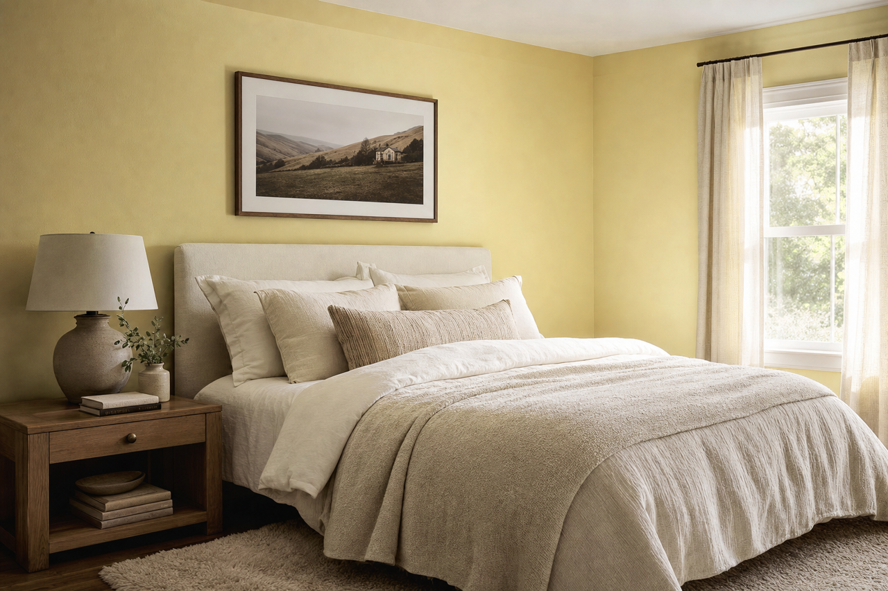 Burwell by Benjamin Moore on interiors