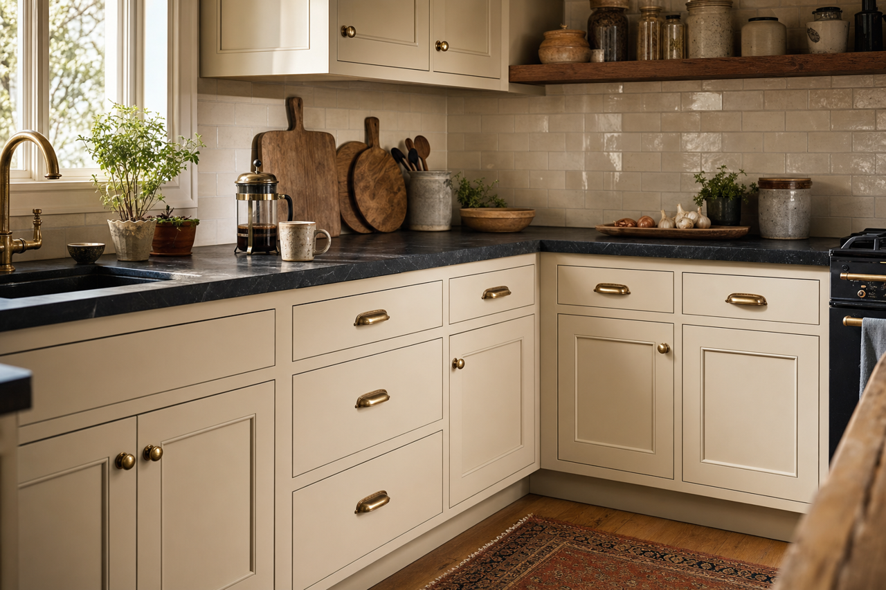 York by Benjamin Moore on cabinets