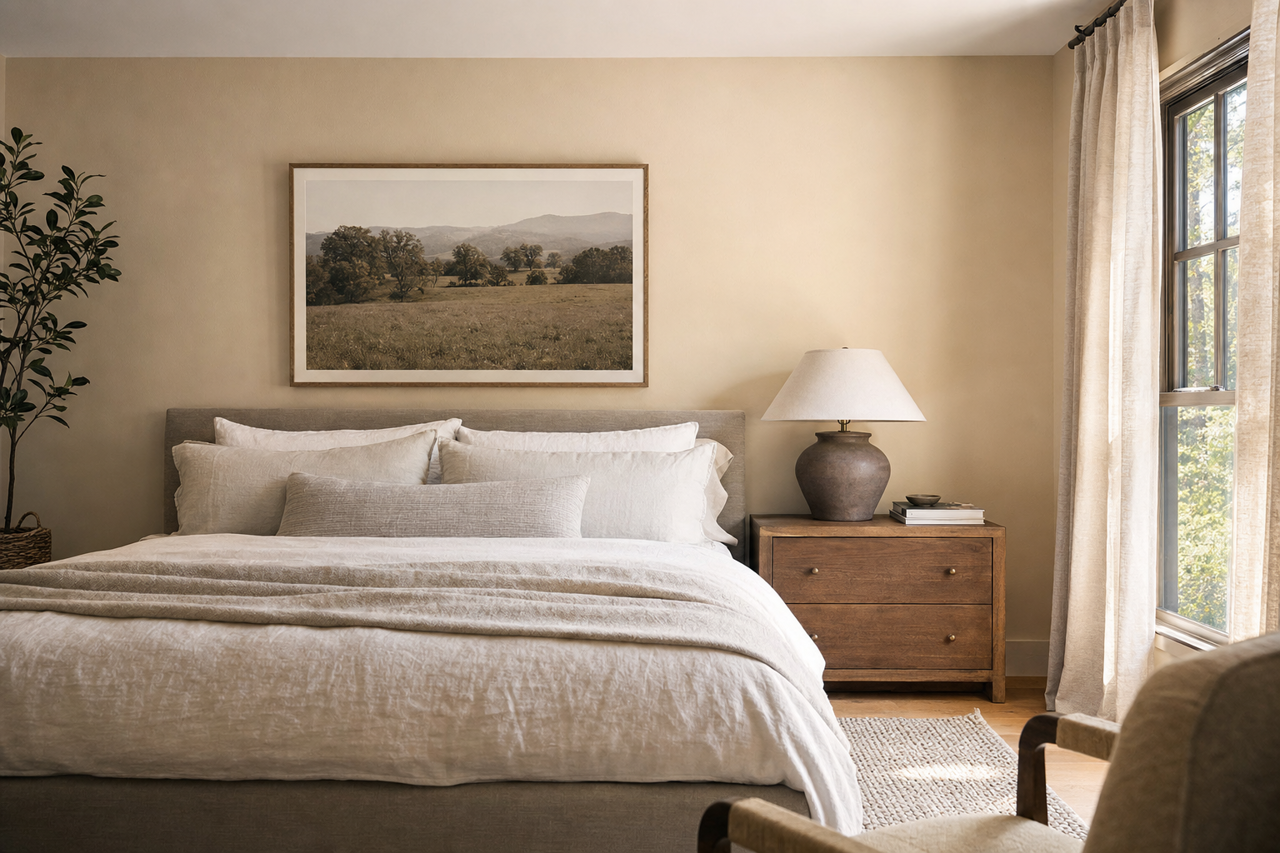 York by Benjamin Moore on interiors