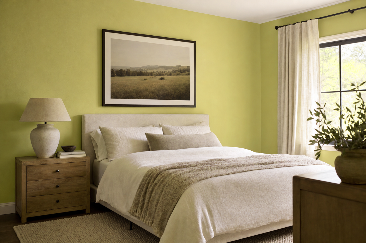 Parrot by Benjamin Moore on interiors