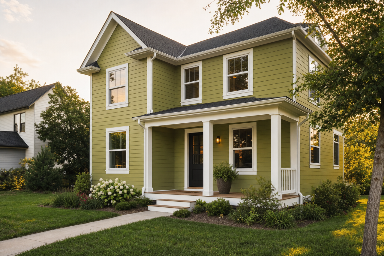 Timson by Benjamin Moore on exterior