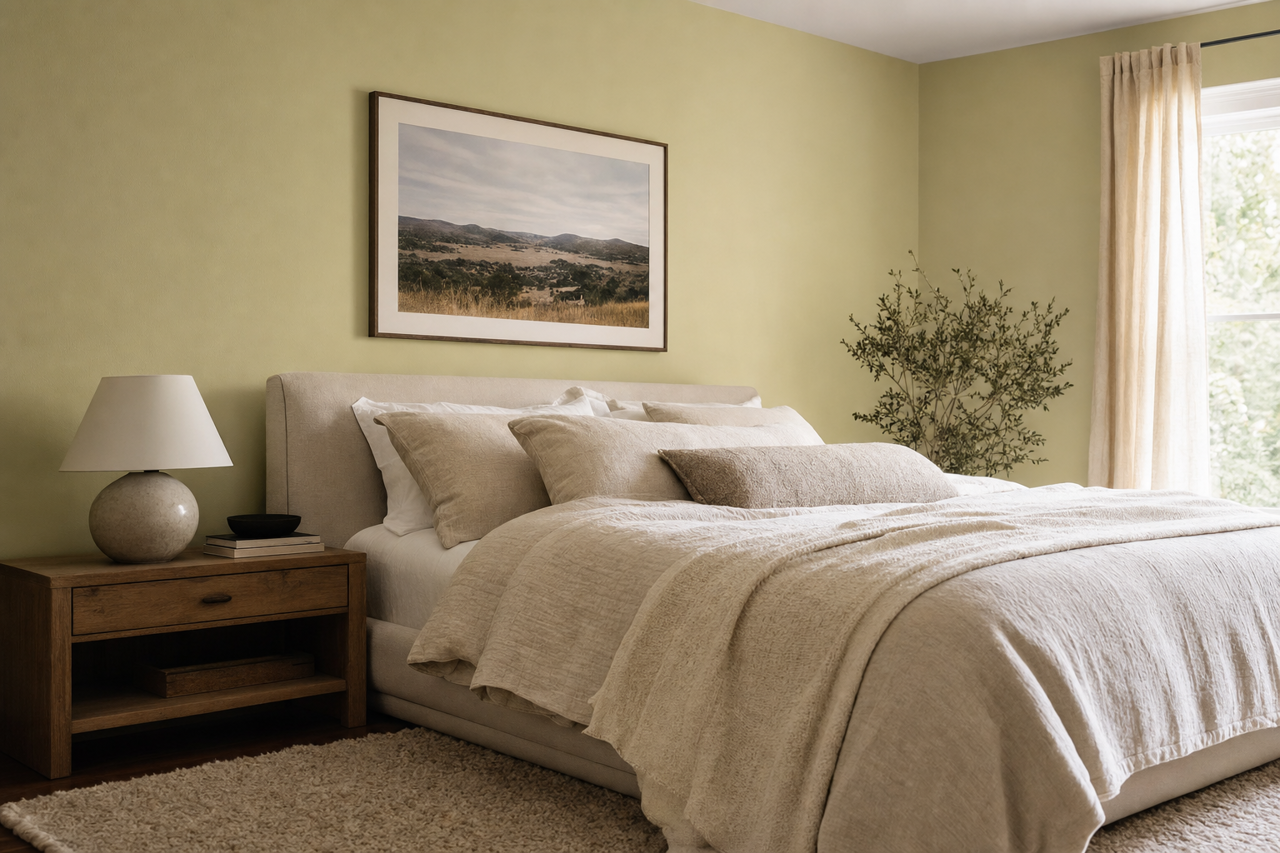 Burgess by Benjamin Moore on interiors