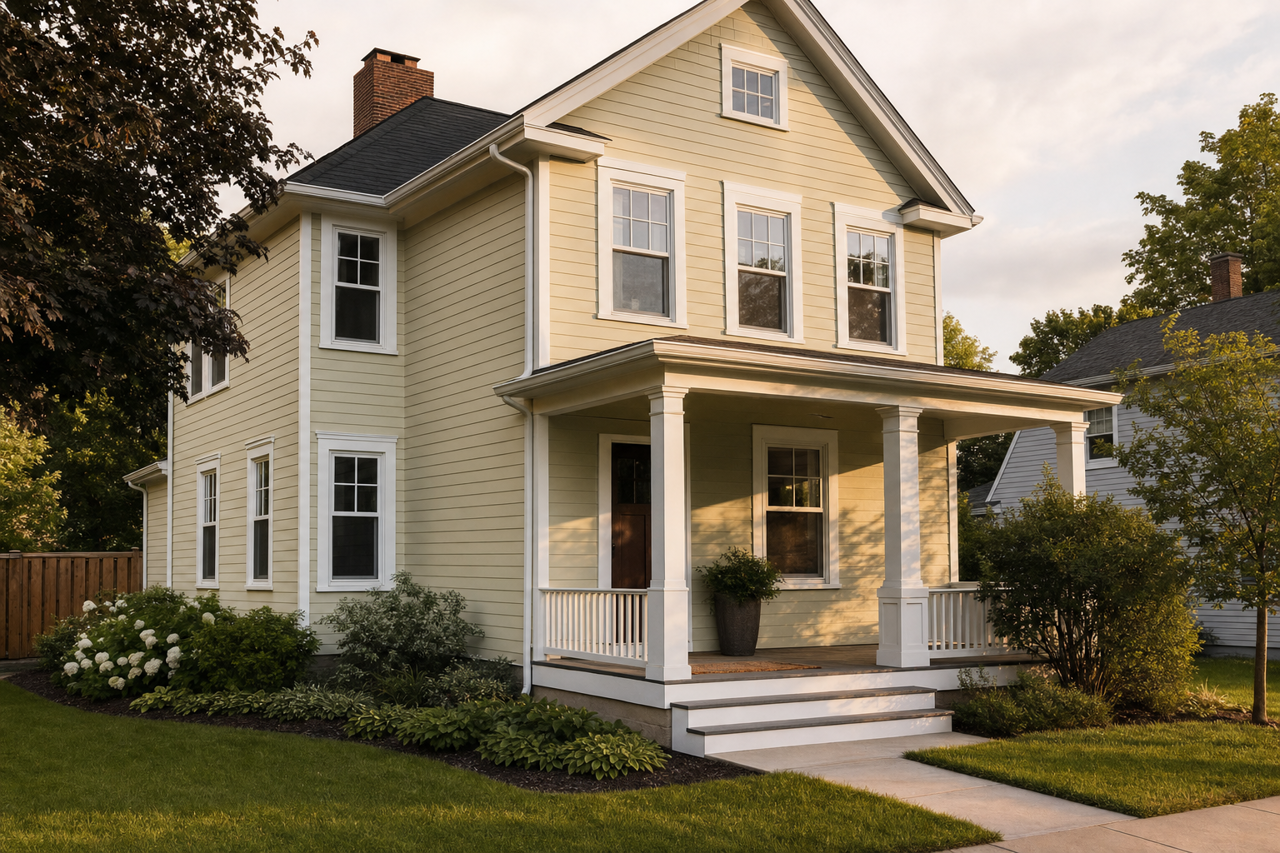 Levingston by Benjamin Moore on exterior