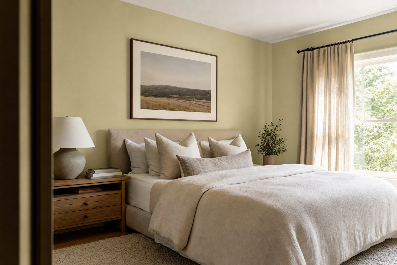 Levingston by Benjamin Moore on interiors