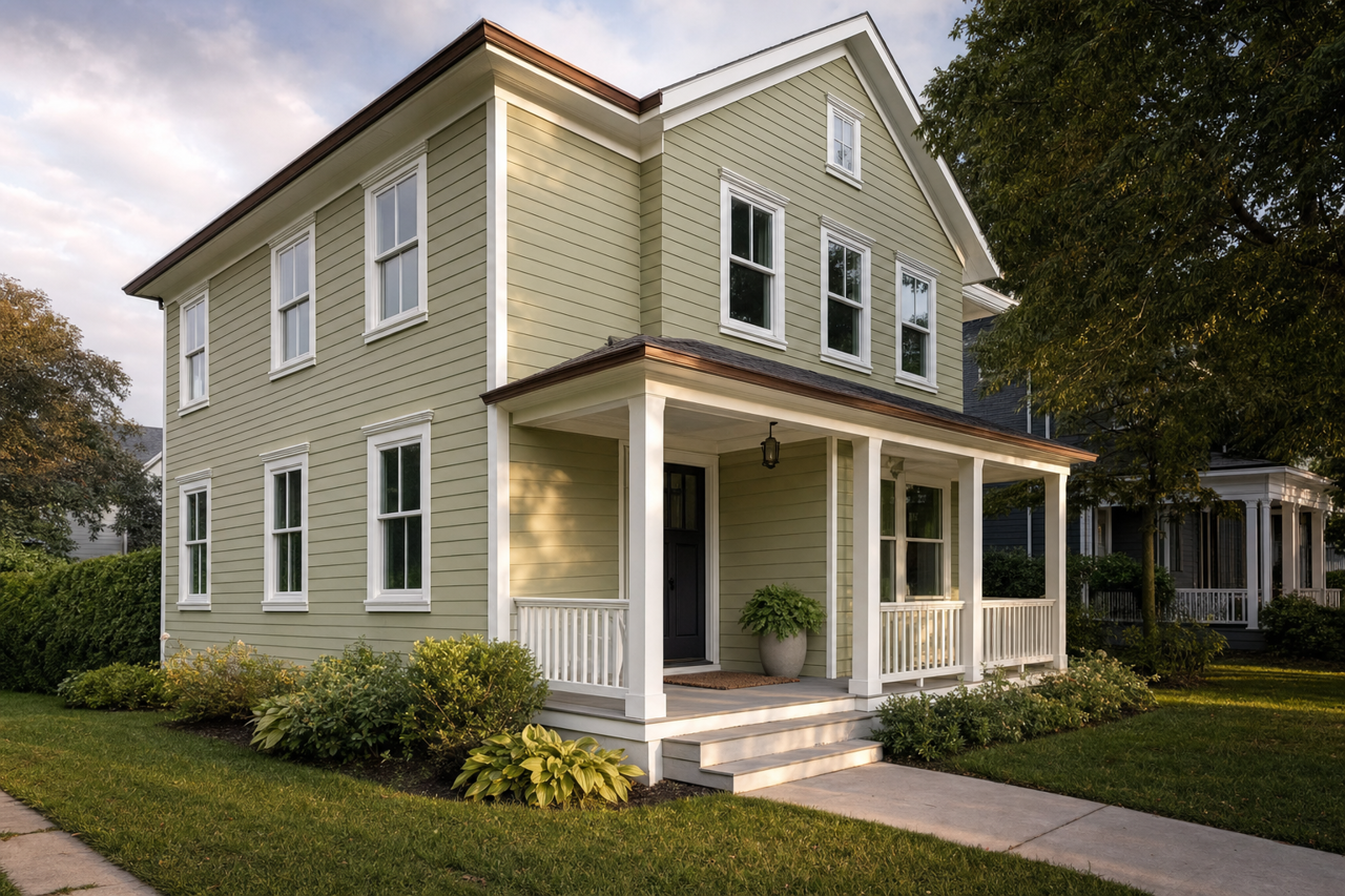 Russell by Benjamin Moore on exterior