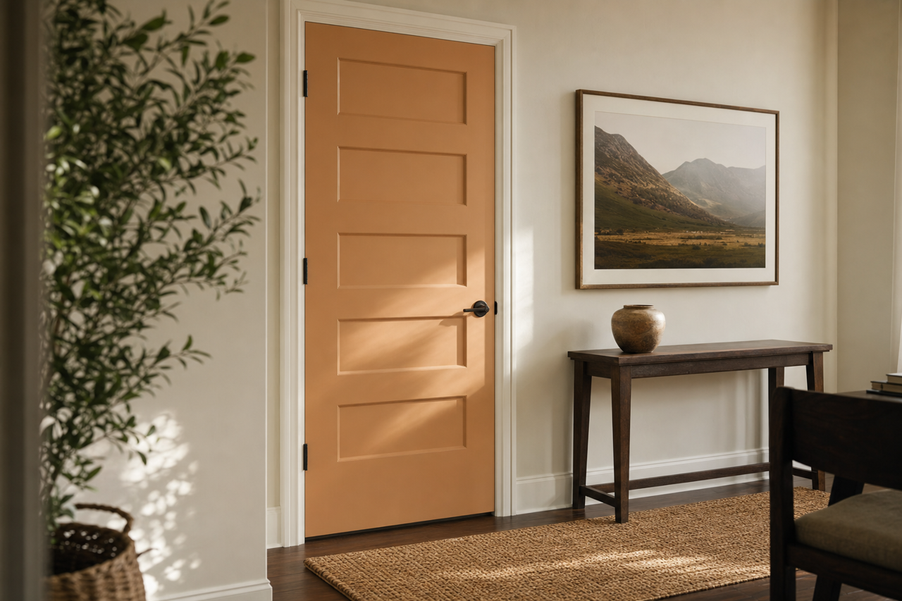 Tyler by Benjamin Moore on interior-doors