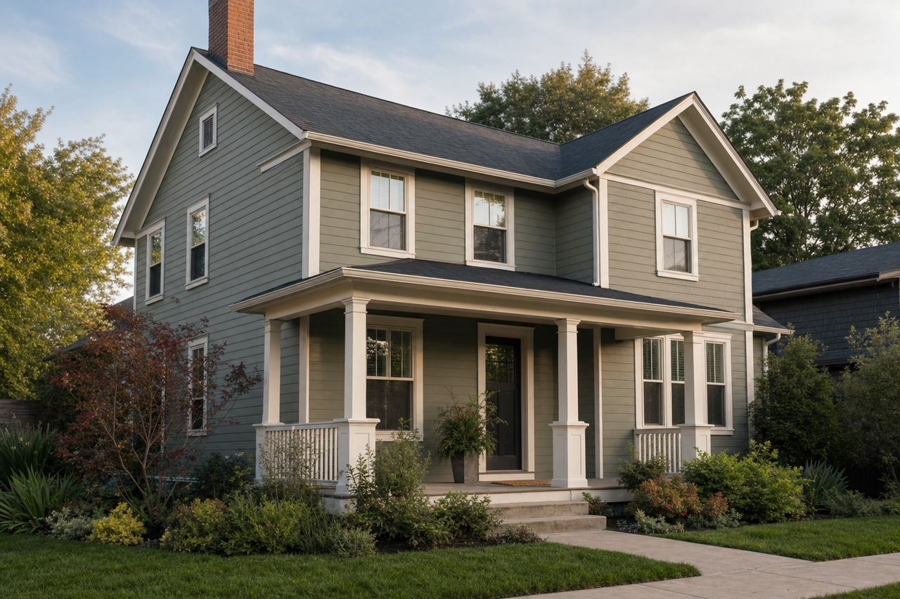 Nicolson by Benjamin Moore on exterior
