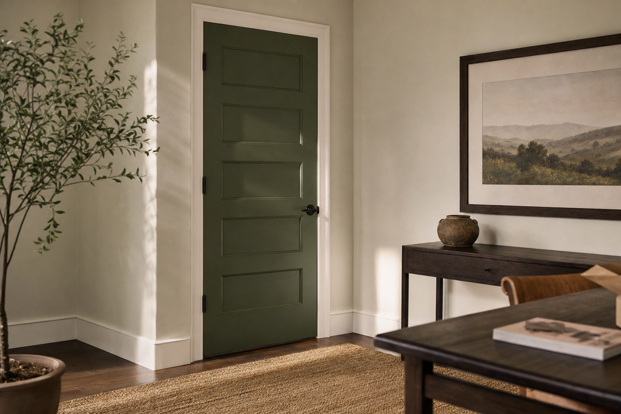 Windsor by Benjamin Moore on interior-doors