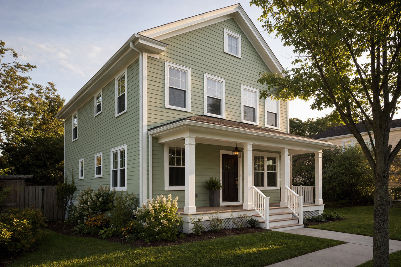 Sea by Benjamin Moore on exterior