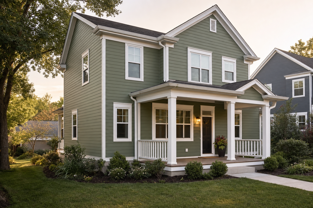Palace by Benjamin Moore on exterior
