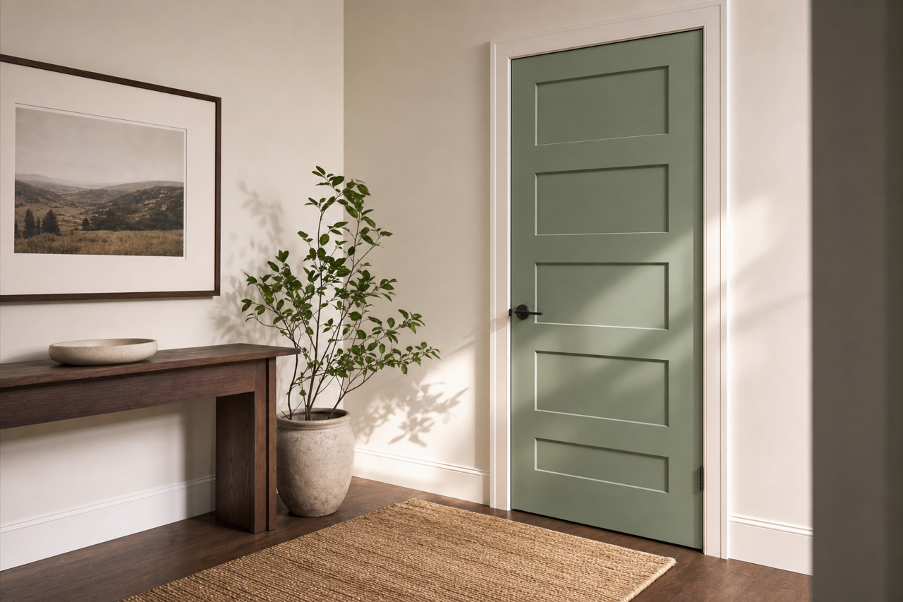 Palace by Benjamin Moore on interior-doors