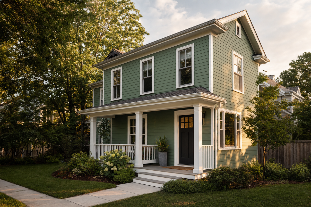 Raleigh by Benjamin Moore on exterior
