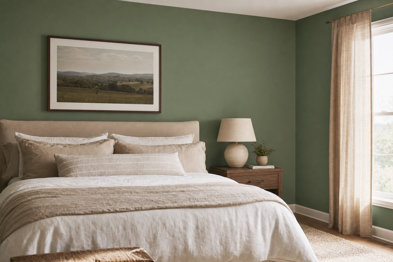 Raleigh by Benjamin Moore on interiors