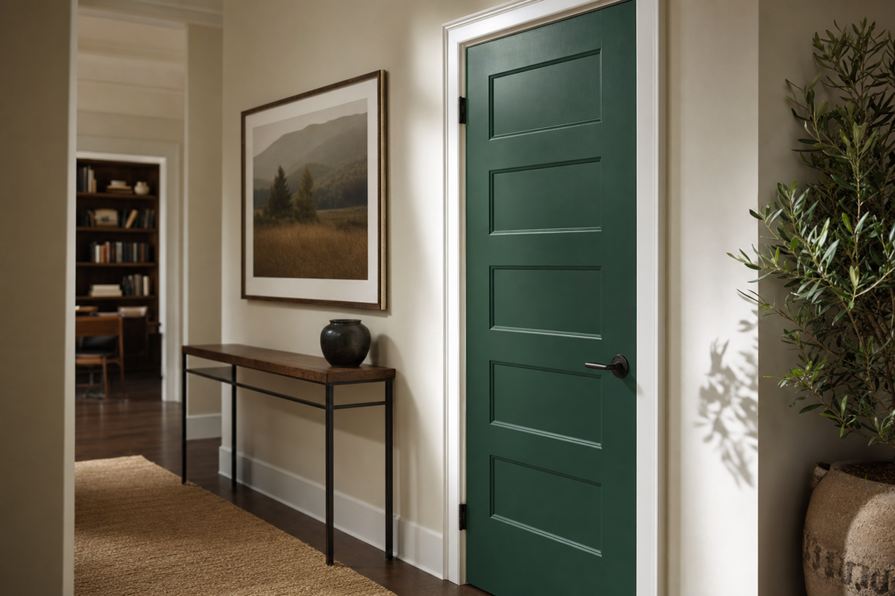 Buffett by Benjamin Moore on interior-doors