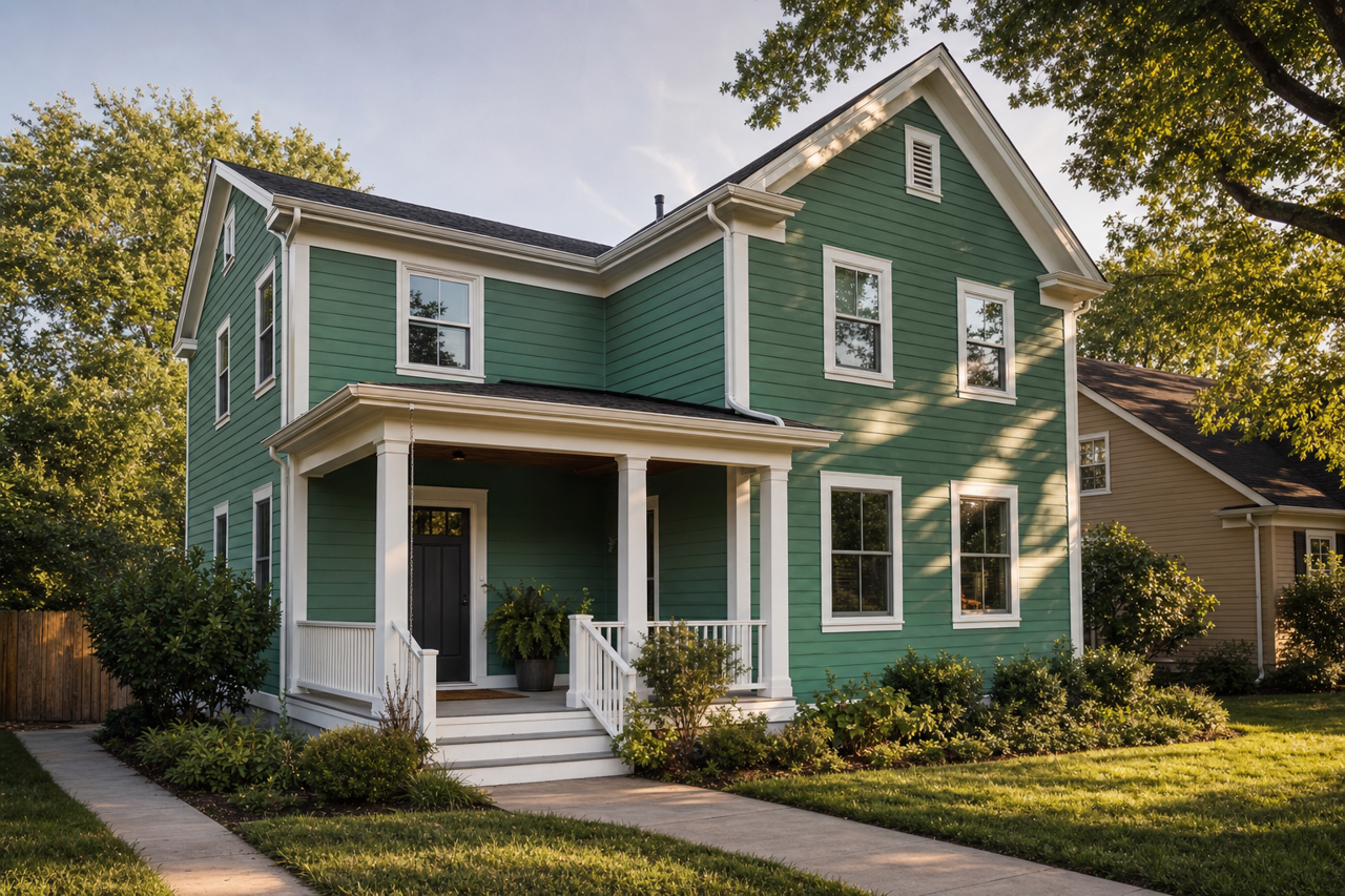 Dunmore by Benjamin Moore on exterior