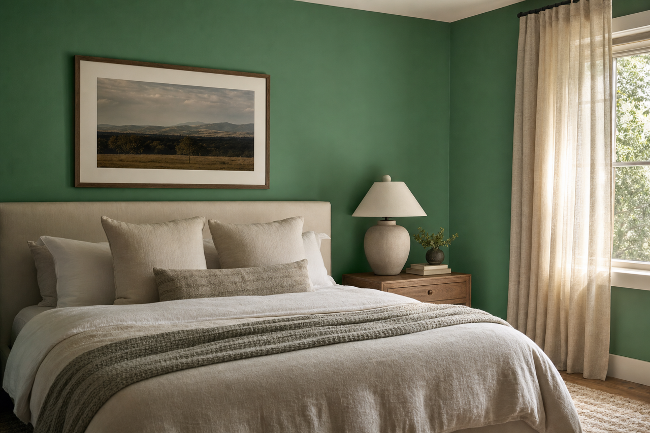 Dunmore by Benjamin Moore on interiors