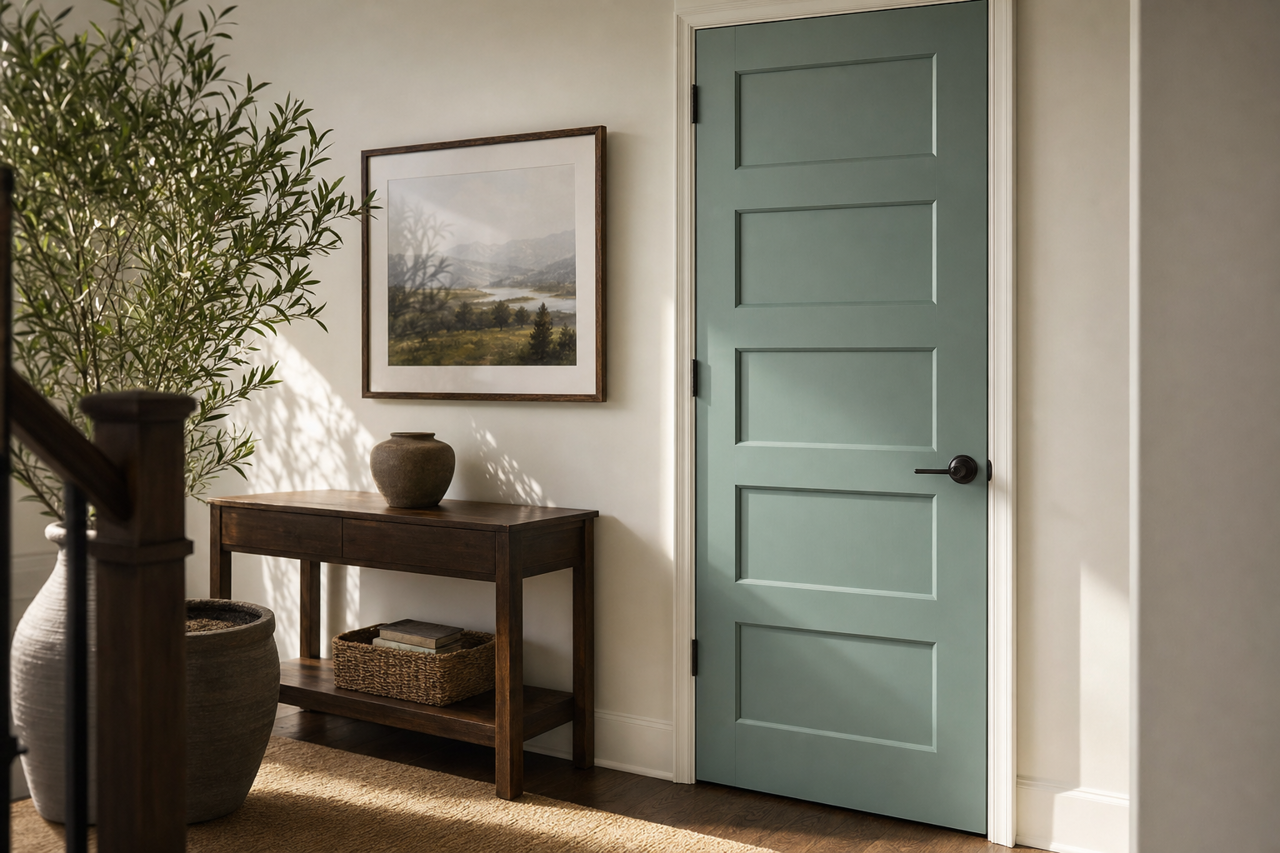Spotswood by Benjamin Moore on interior-doors