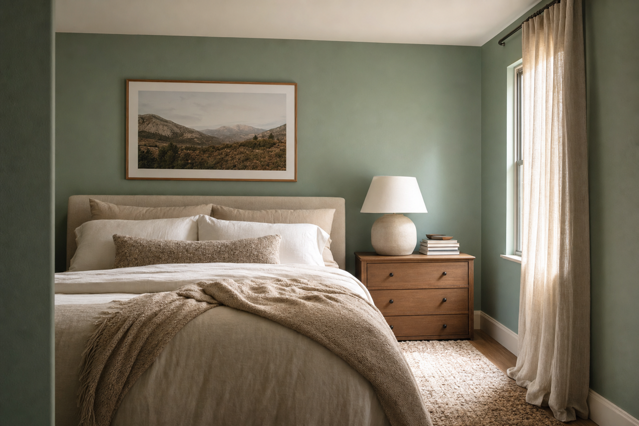 Spotswood by Benjamin Moore on interiors