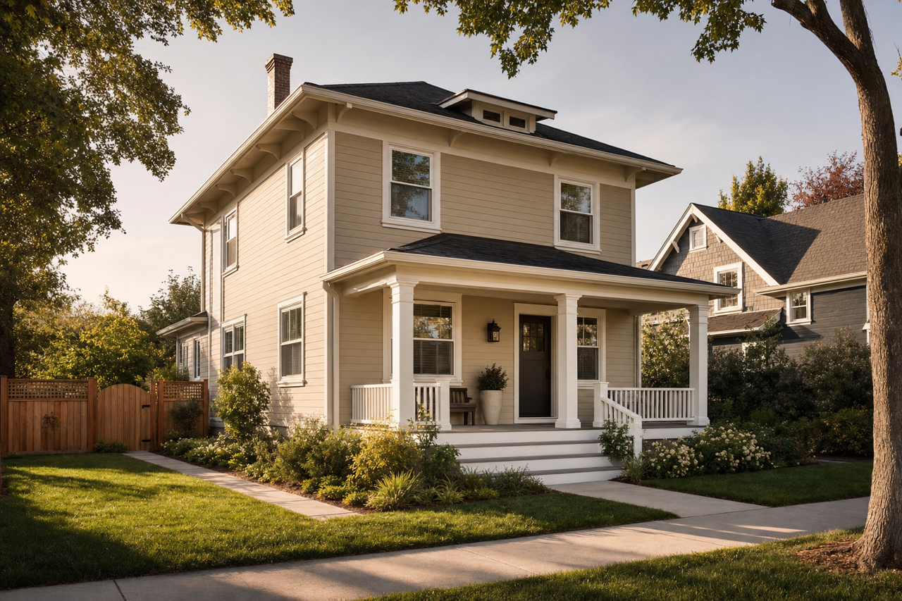 Finnie by Benjamin Moore on exterior