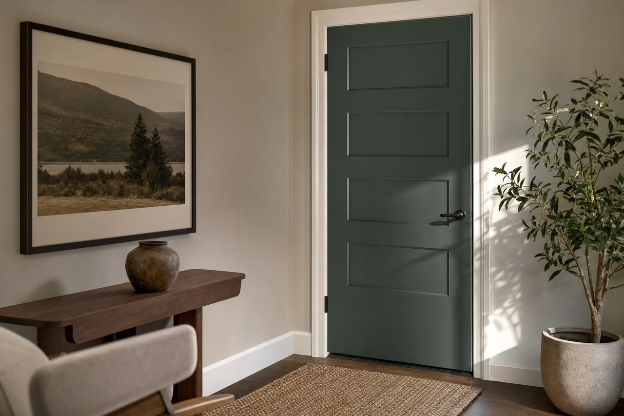 Goodwin by Benjamin Moore on interior-doors