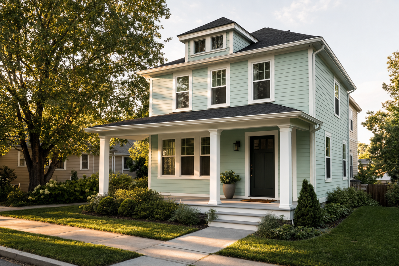 Galt by Benjamin Moore on exterior